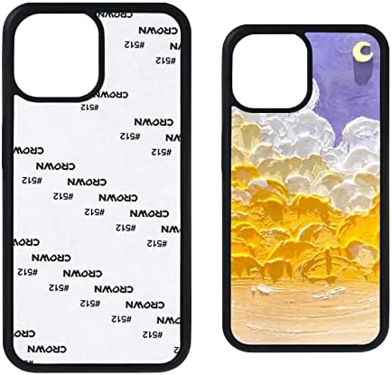 MAIKESUB 5 PCS Sublimation Phone Case for iPhone 13 Mini 5.4 Inch Sublimation Blanks Printable Blank Phone Cases Customized Phone Covers for DIY Soft Rubber Protective Shockproof Slim Case Anti-Slip