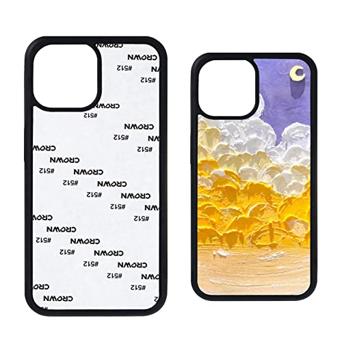 Maikesub 5 Pcs Sublimation Phone Case For Iphone 13 Mini 5.4 Inch Sublimation Blanks Printable Blank Phone Cases Customized Phone Covers For Diy Soft Rubber Protective Shockproof Slim Case Anti-Slip #TOP8