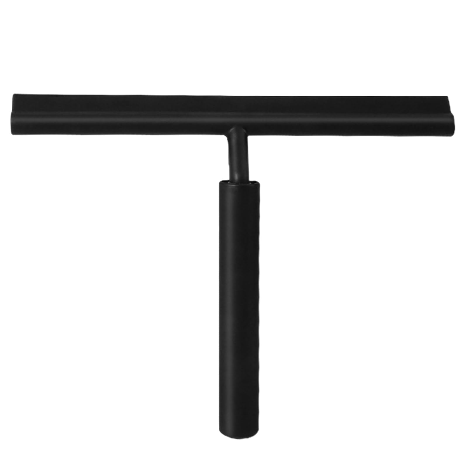GAESHOW Tergivetro per Doccia Estensibile 30-140cm, 2 in 1 Tira Acqua da Doccia in Silicone, con Manico Telescopico e Lavavetri in Microfibra, per Pulisci Vetri Finestre e Specchi (Nero