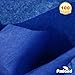 PMLAND 100 Sheets Blue Tissue Wrapping Paper Bulk 20 x 15 Inches for Gift Favor Bags Boxes Flowers Packaging Crafts DIY Art Projects and Party Decorations