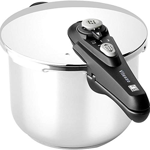 BRA Vitesse - Autocuiseur Cocotte Minute à Baïonette, 22 cm, 4 L, Acier Inox 18/10, Tous Feux Dont Induction