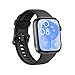 HUAWEI WATCH FIT 3 Smartwatch for men women, iOS & Android, Up to 10 Days Battery Life, Bluetooth Calls, GPS Smartwatch, Aluminum Case, AMOLED Display, Health&Fitness Tracker, Black Strap
