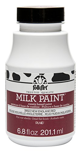 FolkArt Milk Paint in Assorted Colors (6.8 oz), 38922 New England Red