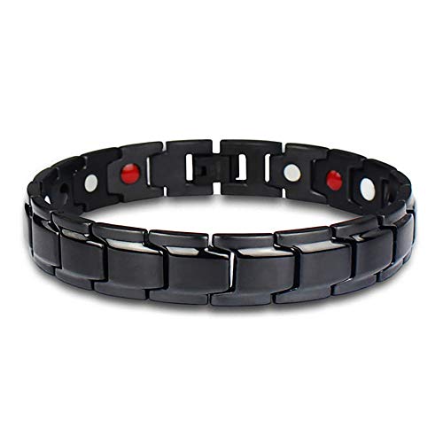 ZENSE - Gourmette pour homme acier titane noir ZB0323