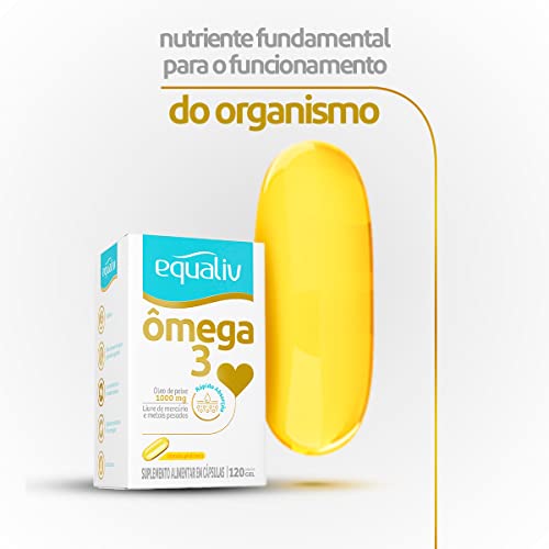 Omega 3 Com 1000 Mg Equaliv Com 120 Capsulas.