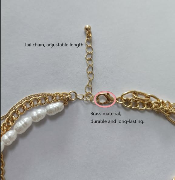 Cowboy Boots Hat Pearl Necklace Layer Western Jewelry for Women Cowgirl Charms Chain Necklace Gifts - Image 6