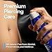 H2Ocean Piercing Aftercare Spray and Keloid Bump Removal– Sea Salt Spray for Body and Facial Piercings – Ear, Nose, Navel, Oral & Body Piercing Cleaner, Aftercare Solution for New Piercings– 4oz