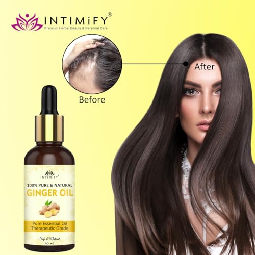 Image of INTIMIFY Ginger Oil For Hair Growth for Women & Men (30 ml)