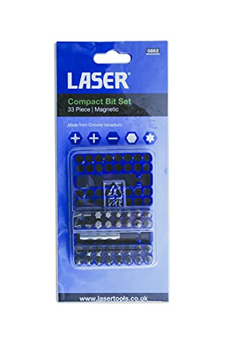 Laser 0862 - Set Punte Trapano magnetiche, 33