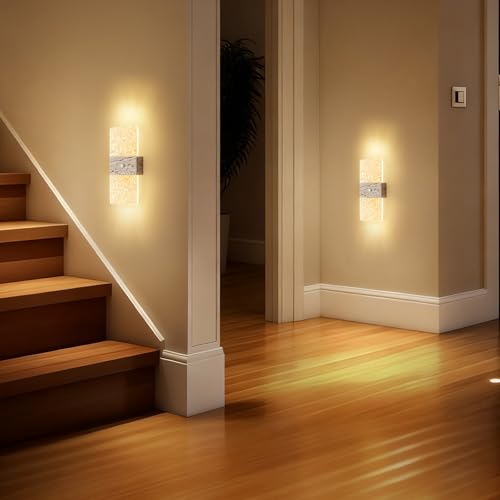 Aplique LED de pared recargable con sensor y luz regulable de madera clara 6