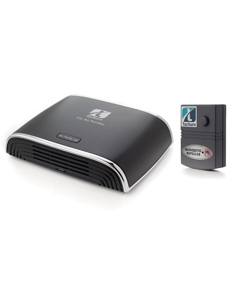 Taciturn Car Air Purifier - Black, Advanced Corded Electric Operation, Compact & Lightweight Design (265g), Intuitive Touch Control for Effortless Use, Purify the Air in Your Vehicle with Ease 3