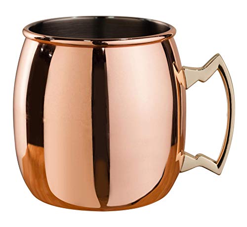 Beaumont Mezclar Curved Moscow Mule Mug - Copper Plated
