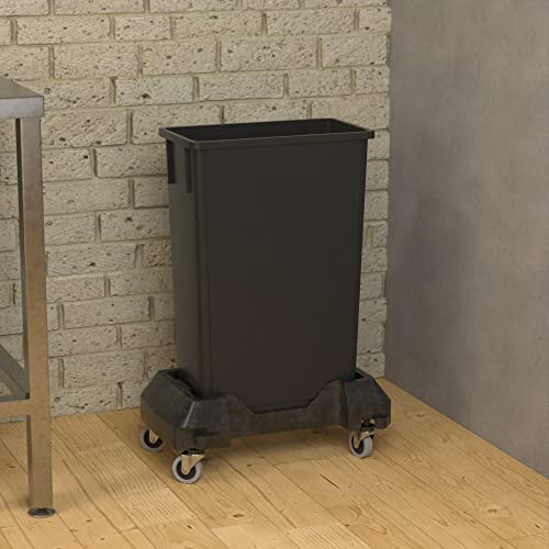 Basurero Negro Slim Jim 23 Galones con Ruedas miniatura 3