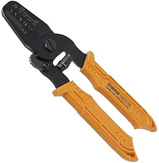 ENGINEER PA-20 Universal Crimping Tool (Made in Japan) for AWG28-18 Open-Barrel JST XH, NH, VH Series, MOLEX KK, Micro-Fit Series, TE Mate-N-LOK, etc, Orange