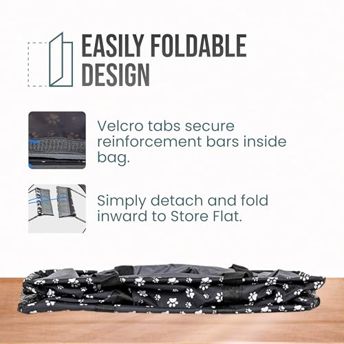 Image of Extra Large Utility Tote Bag - Oversized Collapsible Pool Beach Canvas Basket