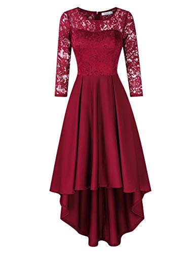 Elegantes Bordeaux Weinrotes Abendkleid - Stilvoller Auftritt garantiert!