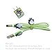 Tospania DIY Protectors for iPhone4/5/6/7 Lightning Cable and USB Charger (My Neighbor Totoro)