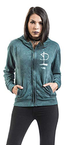 Pink Floyd Pulse Eye Donna Felpa Jogging Verde