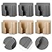 DIYEAH 6pcs Wall Mounted Smartphone Support Rack Charging Cable Slot Punch Design Space-Saving Phone Holder for Office Kitchen and Bathroom Use Convenient Adhesive Phone Bracket