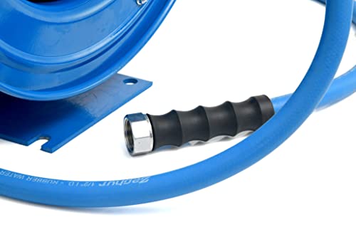 Image of Zephyr Heavy-Duty Auto-Retractable Water /Garden Hose Reel (Industrial-Grade) Made in India