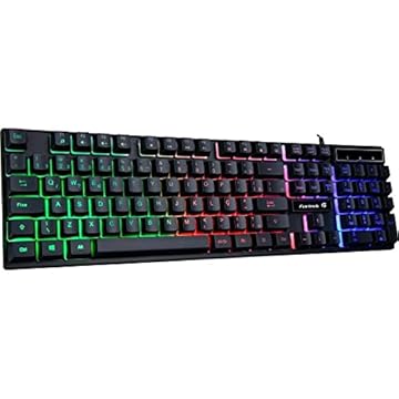 Fortrek Teclado Gamer BLACKFIRE NEW, PRETO