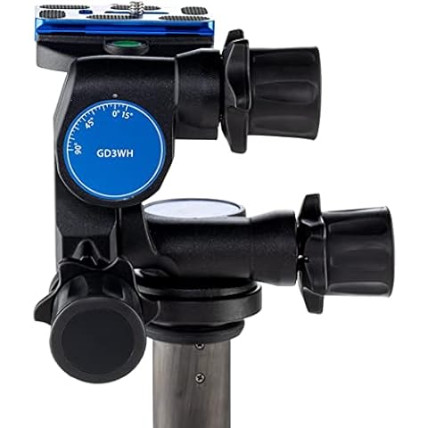 Tripod Ball Head Gimbal, 360° Panoramic Ballhead, High-Precision Fluid Ball Gimbal, Photography Equipment, for Professional Photographers,6KG Load-bearing for DSLR Camera (GD3WH ) Cover