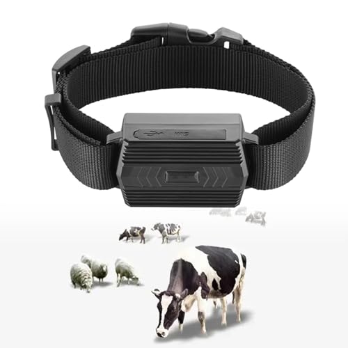 Localizador GPS para animales, rastreador antirrobo en tiempo real con monitoreo de latitud y longitud, alertas de velocidad, para ganado, ovejas y caballos