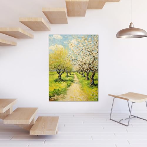 Affiches paysage de route de campagne rétro pour créer un espace de détente au bureau