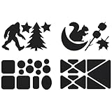 GEAR AID Tenacious Tape Gear Patches for Repairing Holes and Rips on Rain Jackets, Puffers, Backpacks, Tent and Nylon and Vinyl Outerwear, Camping Design, 3”x20”