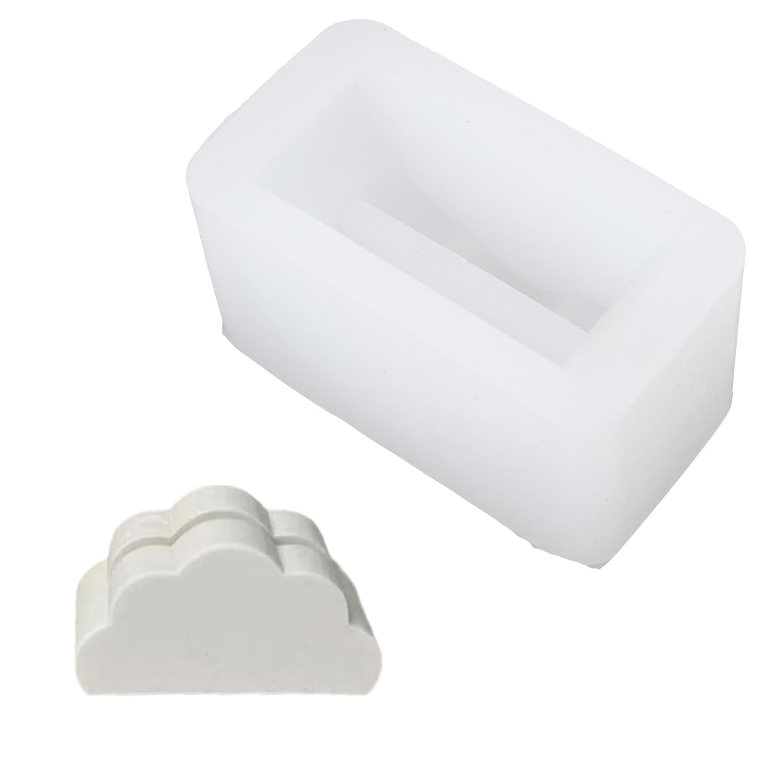 Msioytog Silicone for Business Card Holder Epoxy Resin Molds Castings Molds Ornaments Business Card Holder Silicone Resin Castings