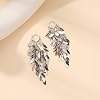 Long Dangle Fringe Chandelier Earrings for Women - Punk Metal Chain, Hypoallergenic Lightweight Tassel Drop (Fringe Silver) #5