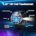 Blackview Smartwatch Herren, Beleuchtung, Kompass, IP68 Wasserdicht, 100 Tage Akku, 1,45'' Touchscreen, Bluetooth-Anruf, Herzfrequenz, Schlafanalyse, Sportuhr mit 100+ Sportmodi, Uhr für Android/iOS