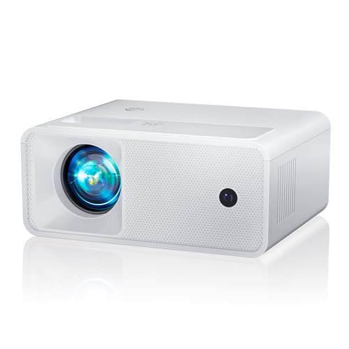 Image of ELEPHAS Mini Projector, Native 720P and 500 ANSI Video Projector, Movie Projector Compatible with Smartphone/Tablet/Laptop/PC/TV Stick