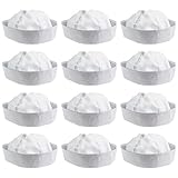 NJ Novelty White Sailor Hat Adult Costume Accessory, Dozen Dress Up Party Hats (White- 12 Pack)