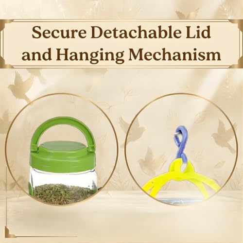 Image of Bird Feeder - Hanging Feeder for Outdoor Garden & Balcony (Pack of 2)