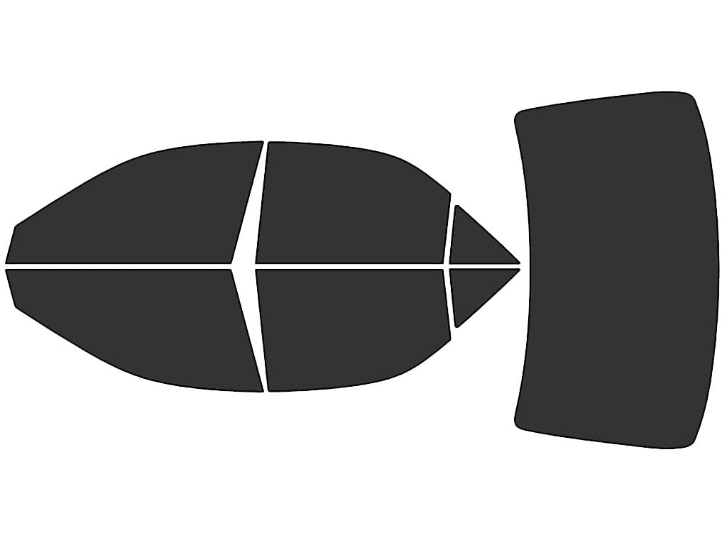 Rvinyl Window Tint Kit Compatible with Toyota Camry 2002-2006 - Complete Precut Kit - 20%