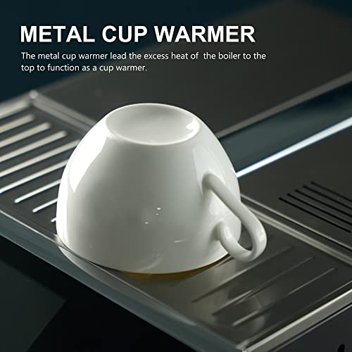 Dafino-206 Fully Automatic Espresso Machine, One Touch Coffee Machine, Stainless Steel, Black #TOP4