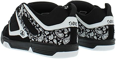 DVS Men's Gambol Skate Shoe, Black White, 11.5 | Image 1