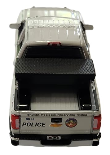 Greenlight 2014 Chevy Silverado Policía 1:64 Coleccionable miniatura 7