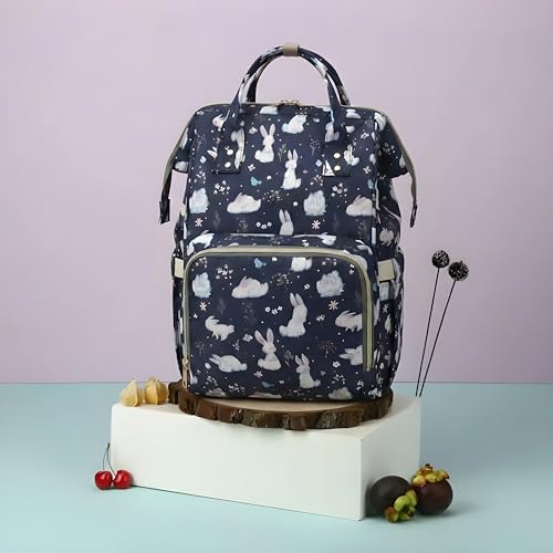 Image of ShopyVid Babies Diaper Bag for Mothers | Maternity Bag for Travel | New Born Baby Diaper Bag for Mother, Multi Compartments, Insulated Bottle Pockets (Waterproof, 17 litres)