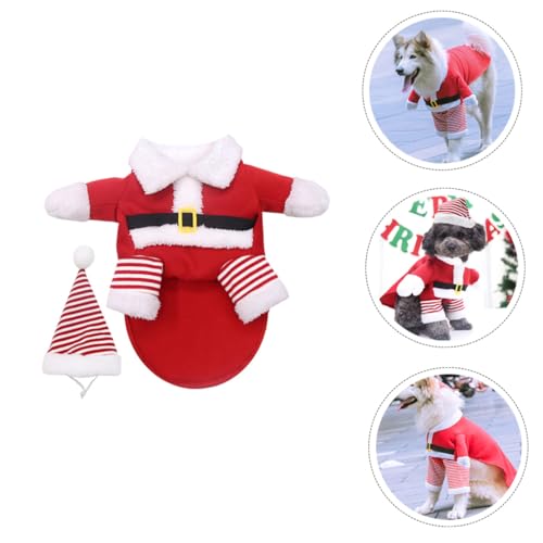 Disfraz Navidad para perro talla XL rojo Toddmomy miniatura 4
