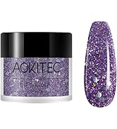 Aokitec Dip Powder Classic Color, Nail Dipping Powder French Powder Pro Collection System Nail Ar...