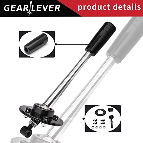 Drift Tuning Adjustable Short Shifter Lever with Knob Compatible with BMW 1985-2010 E30 E36 E39 Z3 E46 E34 E6x Z3 Gear Transmission Getrag or ZF Racing & Daily 178mm Handle Black - Image 6