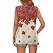 Hdjxbdhsv Christmas Long Vest for Women Red Poinsettia Flower Christmas Fashion Business Casual Sleeveless Open Front Blazers Suit Vests Top for Work Office