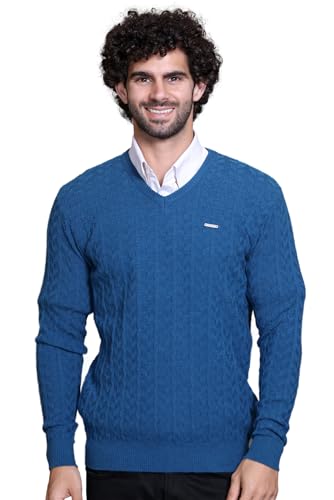 Image of GODFREY V Neck Full Sleeve Sweater for Man Winter Pullover
