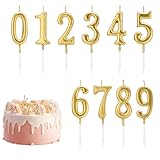 Zahlenkerzen für Kuchen, Geburtstagszubehör, Zahlenkerzen für Feiertage, für Party...