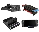 【Stockage de cartes de jeu et dissipation de la chaleur】 Le support horizontal dispose de 10 emplacements pour cartes de jeu intégrés pour un rangement pratique, avec un design creux pour une dissipation efficace de la chaleur pour garder votre console au frais pendant de longues sessions de jeu.