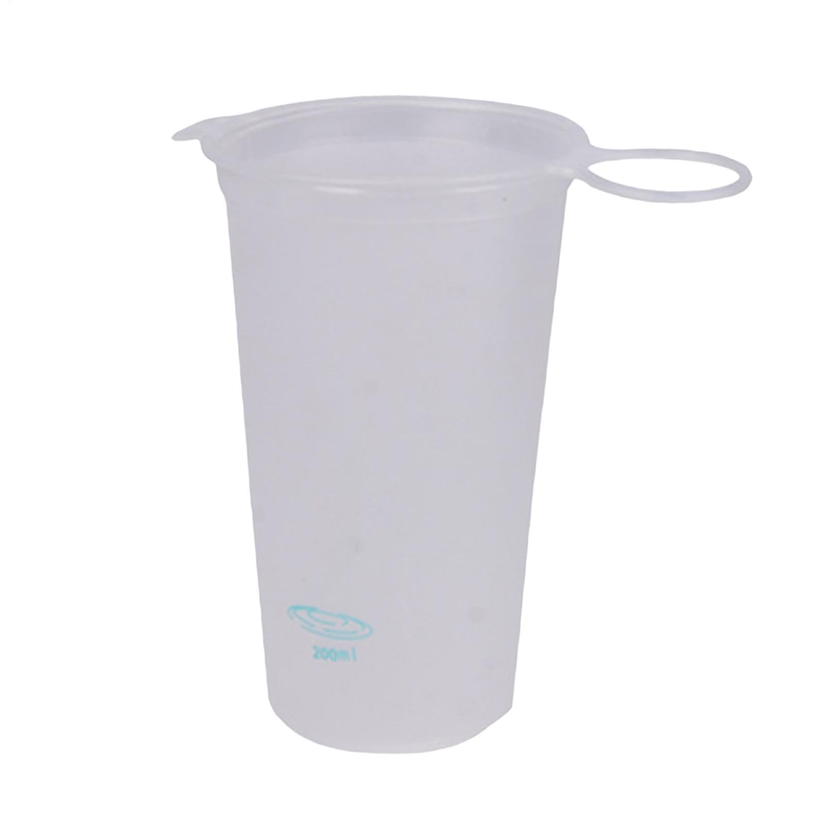 Wasserflaschen, Faltbare Wasserflasche – 200 ml wiederverwendbarer Sport-Trinkbecher for schnellen Befüllen | Kompakter Outdoor-Trinkbecher for Laufen und Wandern