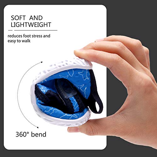 Image of FEETCITY Baby Boys Girls Water Sport Shoes Barefoot Kids Aqua Socks Quick-Dry Beach Swim Pool Shoes