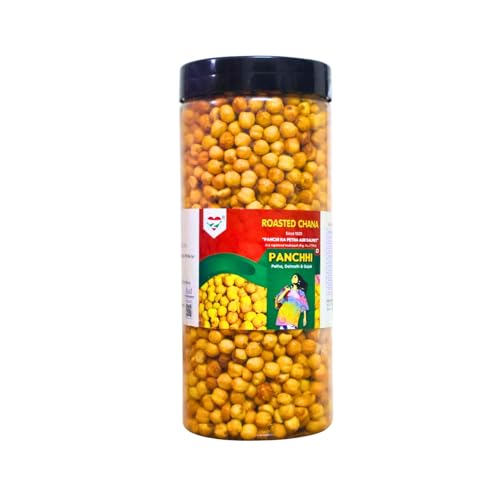 Image of Panchi Roasted Chana Namkeen (400g Pack of 1) Crispy and Nutritious Spiced Snack Perfect for Healthy Munching and Guilt-Free Indulgence Spicy Tangy and Tasty Indian Snack (6 Month Shelf Life)